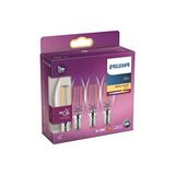 2700K Sarı Işıkta 40W E14 LED Mum Filament Ampul, 3'lü Set - Amber