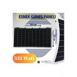 275 Watt Yarı Esnek Güneş Paneli Half Cut Monokristal Solar Güneş Paneli Karavn