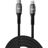 27W USB Type-C To Lightning iPhone iPad Örgülü Hızlı Şarj ve Data Kablosu 2 Metre