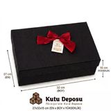 27X32x15 Cm Hediye Kutusu-Siyah