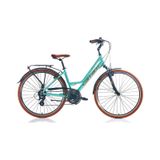 28" Carraro Elite 705 Kadın Bisikleti 430H Full Shimano 21 Vites
