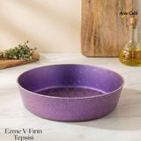 28 Cm Granit Ezme V Fırın Tepsisi - Violet