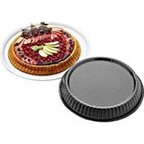 28 cm Yapışmaz Turta ve Tart Kalıbı - Yuvarlak, Kabartmalı Tabanlı Profesyonel Tart Tavası, Kolay Çıkarma, Tatlı & Kiş Için Ideal - standart