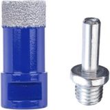 28 mm Granit Mermer Seramik Delme Panç Spiral ve Matkap Için Aparatlı M14 - Altın