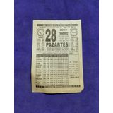 28 Temmuz 2003 Takvim Yapragi - Nostaljik Koleksiyonluk Takvim Yapragi