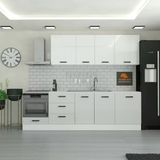 280 cm Mutfak Dolabı Mdf Kapak Tezgah Dahil YRKN280 100