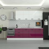 280 cm Mutfak Dolabı Mdf Kapak Tezgah Dahil YRKN280 102