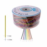 280 Metre 8 Renk 0.25mm Tel Kalınlığı 30Awg Makara Atlama Kablosu
