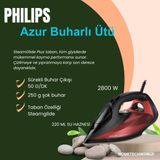 2800W Güçlü Buharlı Ütü, Kireç Toplama Sistemi, Siyah Renkli