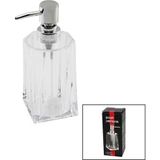 280ML - UZUN ŞEFFAF - MİKA KRİSTAL SIVI SABUNLUK-Findit