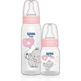 281 Wee Baby 125+250 2'li Pp Biberon Pembe (4 Adet)