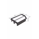 281133x000-281133z100-281132s000- F026400228- Hava Filtresi Elantra 1.8-I30 1.4-1.6-Ix35 1.6-2