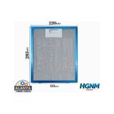 28,5×22 CM Davlumbaz filtresi 285×220 mm Arka Klips 12,5 cm Aspiratör Gresi 28,5×22 Alüminyum Davlumbaz Yağ Filtresi