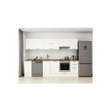 285X210 Cm Klasik Mebran Mutfak Dolabı Beyaz Beyaz M-E80S40S45-1 Mebran | Beyaz - Mdf