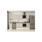 285X210 Cm Klasik Mebran Mutfak Dolabı Beyaz M-E80S40S45-2 Mebran | Kumtaşı - Suntalam
