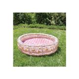 28932 Şişme 3 Boğumlu Çiçek Desenli Bebek Havuzu 86x25cm Bir Adettir