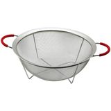 28Cm Tel Sepet Metal Süzgeç Silikon Kılıflı Kulp Metal Çerçeve - Ayak (Timya/Go1395) 199338