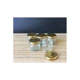 29 Cc Şeffaf Cam Konserve Kavanozu Gold Kapaklı, 110 Adet, Cam Kavanoz, Konserve Kavanozu, Reçel Kavanozu, Bal Kavanozu, Saklama Kavanozu