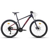 29 Jant Carraro Crx 924 Dağ Bisikleti | 48 cm Kadro | 24 Vites | Hidrolik Disk Fren | Karanlık Mor-Kırmızı | Blc Bisiklet - Renkli