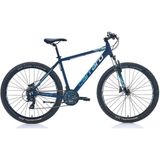29 Jant Carraro Force 920 Dağ Bisikleti | 44 cm Kadro | 21 Vites | Hidrolik Disk Fren | Mat Koyu Mavi-Açık Mavi-Gümüş | Blc Bisiklet - Renkli