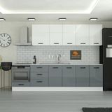295 cm Mutfak Dolabı Mdf Kapak Tezgah Dahil YRKN295 98
