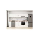 295X210 Cm Klasik Mebran Mutfak Dolabı Beyaz Beyaz M-E80S45S50-1 Mebran | Beyaz - Mdf