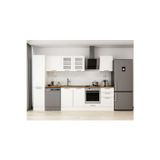 295X210 Cm Klasik Mebran Mutfak Dolabı Beyaz Beyaz Mb-E80B45S50-3 Mebran | Beyaz - Suntalam