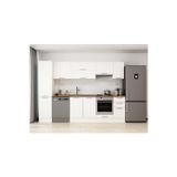 295X210 Cm Klasik Mebran Mutfak Dolabı Beyaz Beyaz Mb-E90B45S40-1 Mebran | Beyaz - Mdf