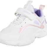 29605 Cırtlı Beyaz - Pembe Kız Çocuk Sneaker Günlük Spor Ayakkabı