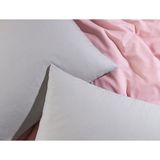 2ADET Fermuarlı Yastık Kılıfı 50X70 cm - 50 x 70 cm - Açık Gri