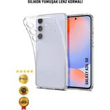 2ADET Samsung Galaxy ( A34 5g ) Uyumlu Kılıf Transparent Soft Şeffaf Lenz Korumali - Samsung A34 5G