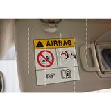 2adet Sticker Ön Cam Güneşlik Airbag Etiket Yapıştırma