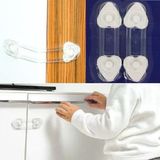 2&Apos;Li Mini Çok Amaçlı Kilit- Çocuk Güvenlik Gereçkerli Çekmece,Dolap,Kapak Kilidi Go53/1395