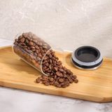 2'li Vakum Kapaklı Borosilikat Cam Saklama Kabı Seti – Mini Boy, Hava Geçirmez, Gıda Saklama Için Ideal-Baharat,kahve,şeker-Mini Baharatlık (Metal Yuvarlak, 250 Ml) - standart