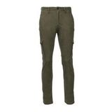 2AS 2ASCAR004 Patiga Cargo Gabardin Yeşil Erkek Pantolon