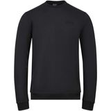 2AS 2ASORLUFBSS24-0924 Orlando Siyah Interlok Sıfır Yaka Erkek Sweatshirt