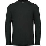 2AS 2ASVERMFBSS24-0924 Vernon Siyah Uzun Kol Viloft Erkek T-shirt