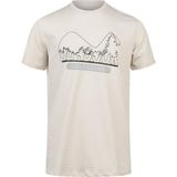 2AS Alex Baskılı Erkek Sıfır Kum Yaka T-Shirt