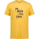 2AS Alex Baskılı Erkek Sıfır Yaka T-Shirt 035 - 2XL - Sarı