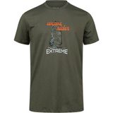 2AS Alex Baskılı Erkek Sıfır Yaka T-Shirt 042 - M - Haki