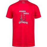 2AS Alex Baskılı Erkek Sıfır Yaka T-Shirt 042 - M - Kırmızı