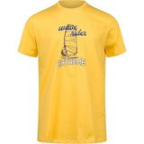2AS Alex Baskılı Erkek Sıfır Yaka T-Shirt 042 - Sarı