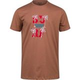 2AS Alex Baskılı Erkek Sıfır Yaka T-Shirt 047 - M - Kahve