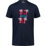 2AS Alex Baskılı Erkek Sıfır Yaka T-Shirt 047 - M - Lacivert