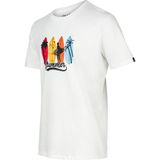 2AS Alex Baskılı Erkek Sıfır Yaka T-Shirt - Beyaz - M