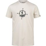 2AS Alex Baskılı Erkek Sıfır Yaka T-Shirt - Kum - 2XL