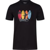 2AS Alex Baskılı Erkek Sıfır Yaka T-Shirt - Siyah - M