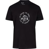 2AS Alex Baskılı Erkek Sıfır Yaka T-Shirt - Siyah - XS