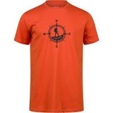 2AS Alex Baskılı Erkek Sıfır Yaka T-Shirt - Turuncu