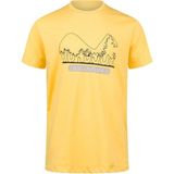 2AS Alex Baskılı Sarı Erkek Sıfır Yaka T-Shirt